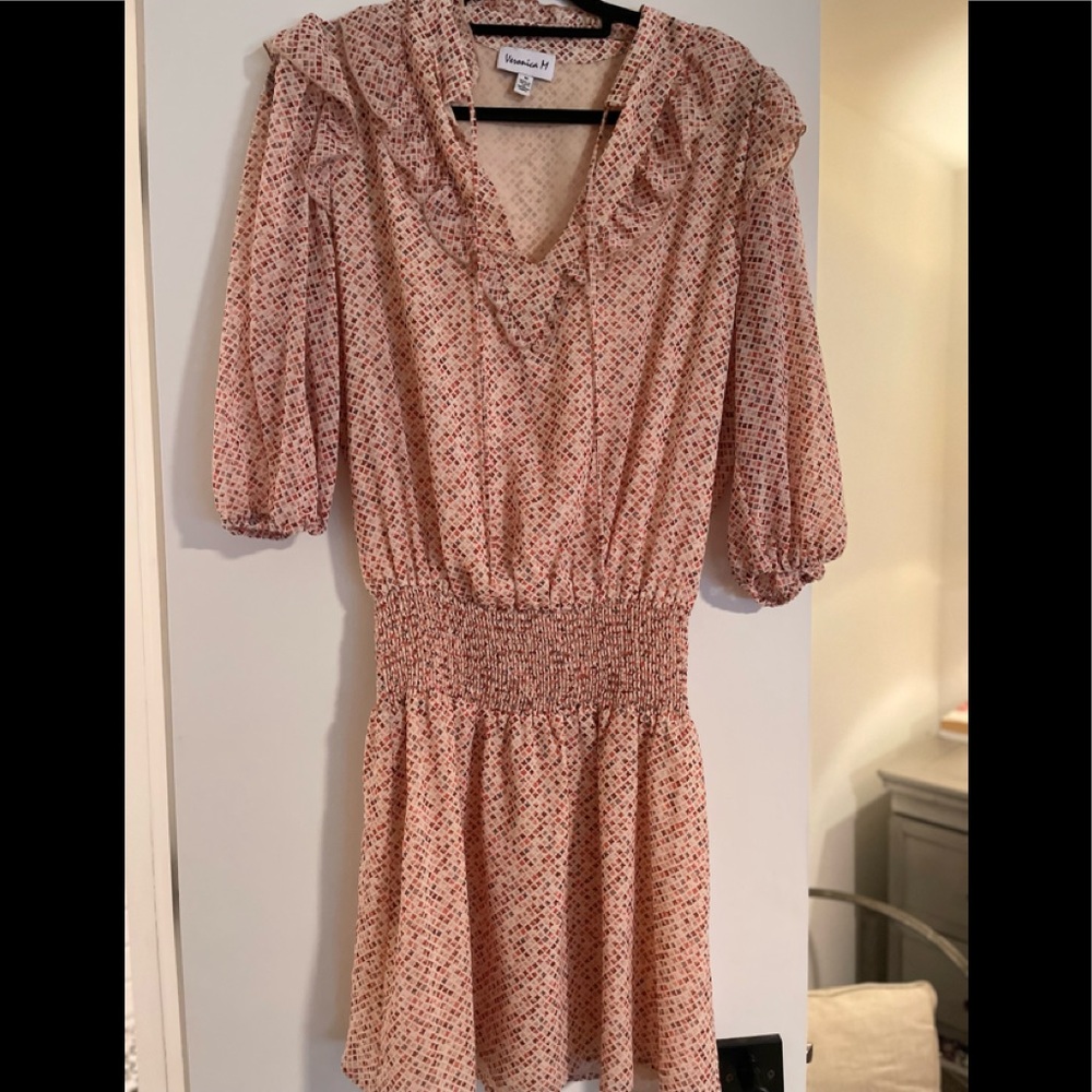 Veronica M mini dress long sleeve size M